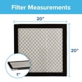 thumbnail image 2 of Filtro de aire Filtrete 20x20x1 MPR 2800 MERV 14 2 filtros, 2 of 8