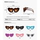 thumbnail image 5 of Gafas de sol rosas para discoteca, gafas de sol de felpa con forma de ojo de gato para mujer, gafas de sol punk de terciopelo suave, gafas de sol para mujer, gafas de fiesta hechas a mano para mujer, 5 of 5