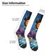thumbnail image 2 of Fotbe Fantasy Cosmic Landscape Calcetas Divertidas Estampadas para Hombre y Mujer, Calcetas de Algodón hasta la Rodilla para Caminar, Correr, Enfermería y Embarazo, 2 of 6