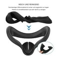 thumbnail image 3 of Protector facial de silicona VR para Meta/Oculus Quest 2 Cubierta VR Auriculares a prueba de sudor Almohadillas faciales de repuesto impermeables Accesorios Oculus Quest 2 Negro, 3 of 6
