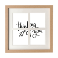 thumbnail image 1 of Penser à Vous Citer Art Déco Cadre Mur Table Affichage 4 Ouvertures Image, 1 of 3