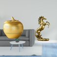 thumbnail image 2 of Estatua de caballo, escultura de fruta, decoración de resina, figura decorativa, escultura de pie, pintada a mano, adorno ligero, adecuado para sala d, 2 of 8