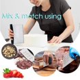thumbnail image 5 of Grattoir à Gril en Métal Inoxydable, Grattoir à Pâte avec Marques de Mesure, Outil de Cuisine Multi-Usage pour Gril/cuisson, 5 of 5