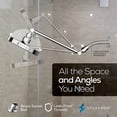 thumbnail image 3 of SparkPod Rain Shower Head with Adjustable Extension Arm 11" - High Pressure, Easy Install (6" inch Shower head, Chrome), 3 of 9