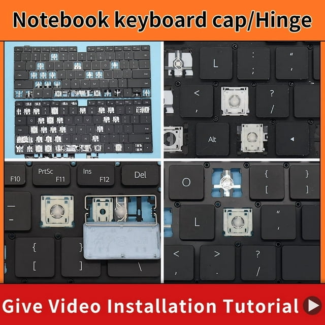 Replacement Keycap Key cap Hinge For Huawei MateBook D14 D15 Boh-WAQ9R Boh-WAQ9L BohL-WFP9 Bob-WAE9P Magicbook 15 HBL Keyboard 4 Keycap and Hinge