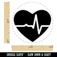 thumbnail image 2 of EKG Pulse Heart Beat Self-Inking Rubber Stamp Ink Stamper - UV Ink - Mini 1/2 Inch, 2 of 7