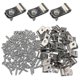 thumbnail image 3 of 100 Pcs Fence Wire Clamps Screws, Agricultural Fencing Mounting Clips Clamp, 3 of 4