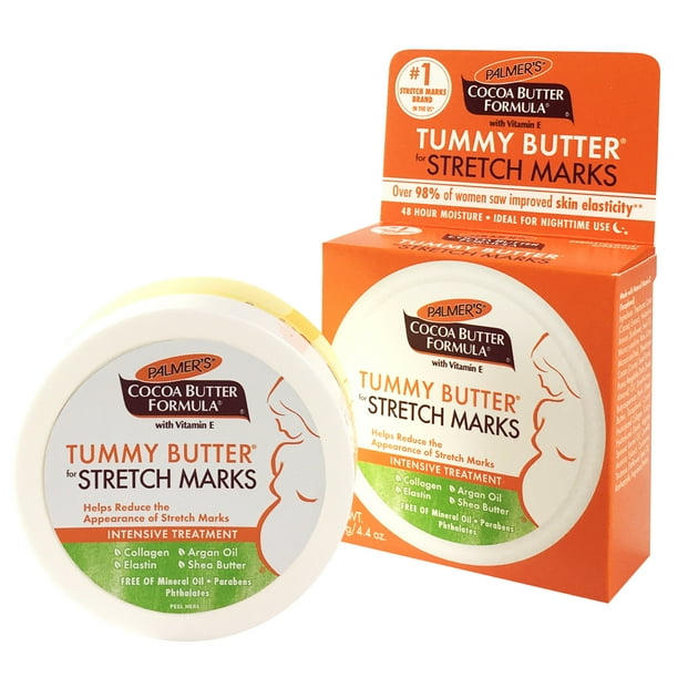 Palmer's Cocoa Butter Formula Tummy Butter for Stretch Marks and Pregnancy Skincare, 4.4 oz