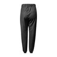 thumbnail image 3 of Summer Pants for Women Trousers Summer Bottoms With Pockets Trousers Drawstring Long Pant Fashionable Pants for Women Trendy Wardrobe Petite Indoor Soccer Baggy Black 3XL, 3 of 4