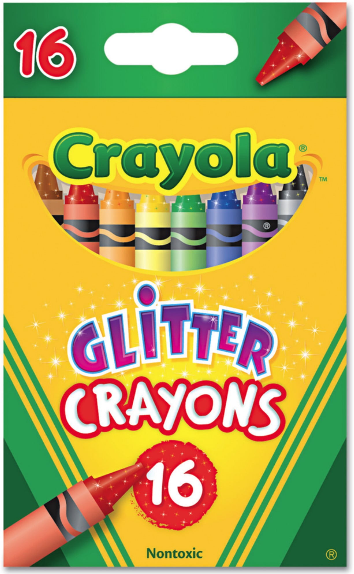 Crayola Glitter Crayons 2-Pack 