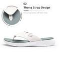 thumbnail image 3 of Sandalia DREAM PAIRS BREEZE Blanca Tejida Talla 9.5 Soporte de Arco, 3 of 6