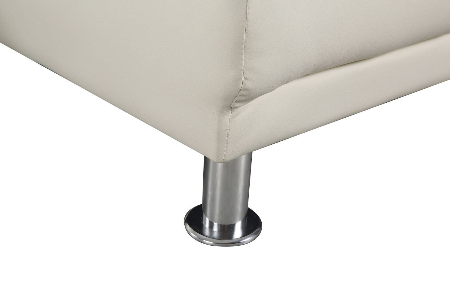 Velago Attalens Adjustable Faux Leather Sectional Sleeper Sofa