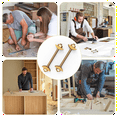 thumbnail image 4 of Countertop Connector Bolts, M8x100mm Countertop Joint Fasteners, Drawbolt/Bed/Butcher Block Joint Connector Kit,6PCS, 4 of 5