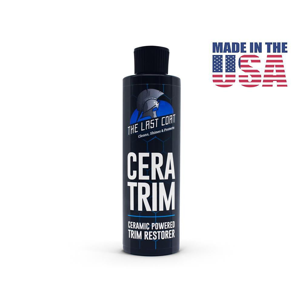 The Last Coat New Shine Trim Restorer for Tire & Car. Cleaner for Your Auto, Black Detailing Products, Takes Care of Plastic Accessories. Special Agent for Dressing and Solution Finish -