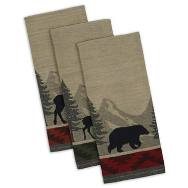 Walk in the Woods Jacquard Dish Towel Set - Set of 3