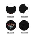 thumbnail image 6 of XCHQRTI Women Leopard Heart T-Shirt Plus Size Short Sleeve Graphic Shirt Valentine's Day Top, 6 of 7