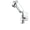 Silvery, variant on Swivel Faucet Robotic Arm Faucet Rotation Mechanical Arm Kitchen Faucet Bathroom Faucet for Kitchen Sink -Modern Design