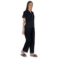 thumbnail image 2 of Inkmeso Ensemble de Pyjama en Coton pour Femmes, Manches Courtes Classiques, 2 Pcs, Chemise et Pyjama de Détente, 2 of 7