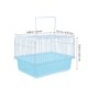 thumbnail image 2 of Portable Bird Travel Cage for Lovebirds Lightweight ABS Carrier, 2 of 4