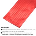 thumbnail image 4 of Uxcell 20Pcs Red Tassel Garland Banner w Rope for Wedding Birthday Party Decoration, 4 of 4
