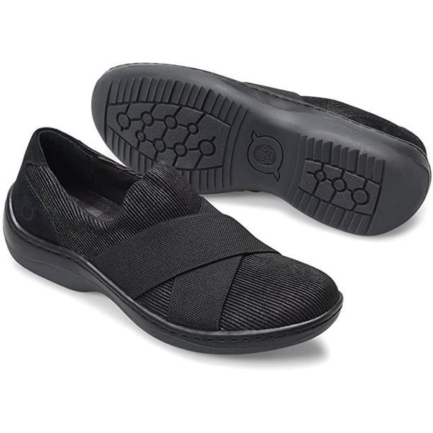Born Born Women's Banshee SlipOn Shoe, Black/Black, 8 B(M) US