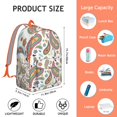 thumbnail image 5 of Durable Boho Paisley Backpack - Artistic Print Withstands Daily Use, Reliable Bag for Books and Electronics, Cherished Gift for Those on the Go, 5 of 5