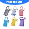 thumbnail image 5 of LICEWO 4Pcs Lightweight Portable Keychain Card Holder Sleeve Star Design for Commute, 5 of 13