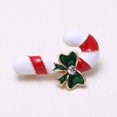 thumbnail image 4 of 2pcs Christmas Walking Stick Set With Crystal Hand Made Brooch(White,Red,Green), 4 of 6