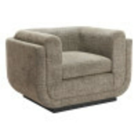 Sereneu Accent Chair Green Tweed Accent Chair Modern Style Soft chenille fabric Plywood Indoor Living