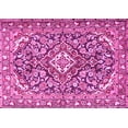 thumbnail image 1 of Ahgly Company Indoor Rectangle Medallion Pink Traditional Area Rugs, 2' x 5', 1 of 4