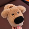 thumbnail image 6 of DHFJKG Toddler Baby Winter Fuzzy Slippers With Anti-Slip Strap Warm Cute Cartoon Character Critter Flat Bottom Rubber Sole Lovely House Slippers, 6 of 9