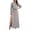 Gray, variant on Womens 2 Piece Sets Cropped Long Sleeve Hoodies Blouse Drawstring High Slit Maxi Skirt with Pockets Sets Winter Matching Outfits Burgundy