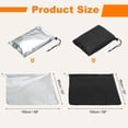 thumbnail image 2 of Uxcell 1Set Telescope Cover,59 x 33 x 165 Inch Waterproof Telescope Cover Outdoor Against Sun Dust Protective for Indoor or Outdoor Use, Black + Silver, 2 of 6