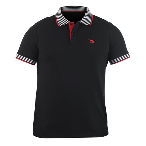 907-37 Playera tipo polo negro Cklass 907-37
