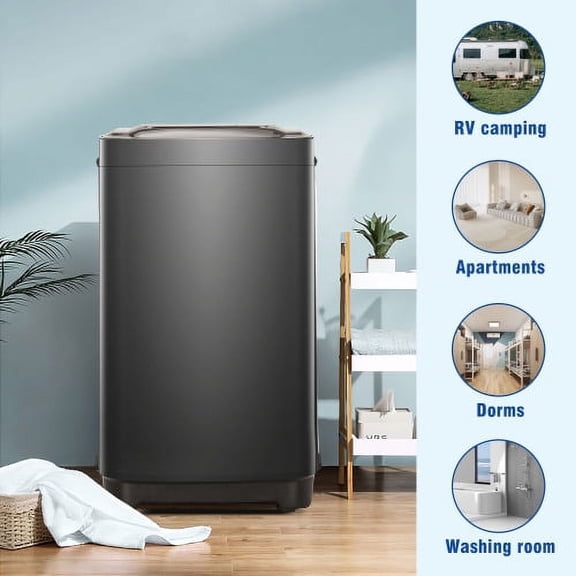 Portable Home Automatic Washer - Maximum 2.0 Cu.ft. Ideal for Apartments