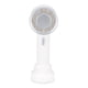 thumbnail image 2 of Mini ventilador de mano con carga USB, batería de 2200mAh, ventilador portátil con placa de refrigeración semiconductora para verano, color blanco, 2 of 10