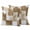 Brown Beige, variant on Lumbar Pillow Covers 12 x 20 Inches, Turquoise Patchwork Waterproof Throw Pillow Cover Set of 2, Modern Simple Abstract Geometric Boho Decorative Rectangle Cushion Covers for Patio/Tent/Couch/Garden