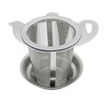 thumbnail image 1 of 1 juego de filtro de té de acero inoxidable, colador de residuos de té, infusor de té suelto, 1 of 2