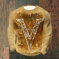 thumbnail image 2 of Chemises pour Hommes à Manches Longues Décontractées pour Hommes Polyester Col Rond Haut de Rue Quart de Fermeture Éclair Chemise de Travail, 2 of 3