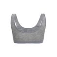 thumbnail image 2 of Entrenamiento Algodón Sin alambre Comodidad Cojín extraíble Chaleco Tops Sujetador gris One Size, 2 of 5