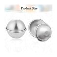 thumbnail image 4 of 40 Pieces 20 Set DIY Metal Bath Ball Mold for Crafting DIY Making Supplies 4.5X2cm, 4 of 5