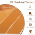 thumbnail image 6 of DEWOO 10 Sheets Herringbone Peel and Stick Backsplash, Thicker Rectangular Vinyl Stick-On Wall Tiles, 3D Adhesive Waterproof Wall Tiles for Kitchen, Bathroom, Living Room(Orange,12.6”x10”), 6 of 12
