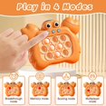 thumbnail image 3 of Juego de mano naranja de 1 pieza, juego flotante sensorial, juguete de burbujas de cangrejo, juego electrónico de whack-a-mole, juguete educativo ER, 3 of 5