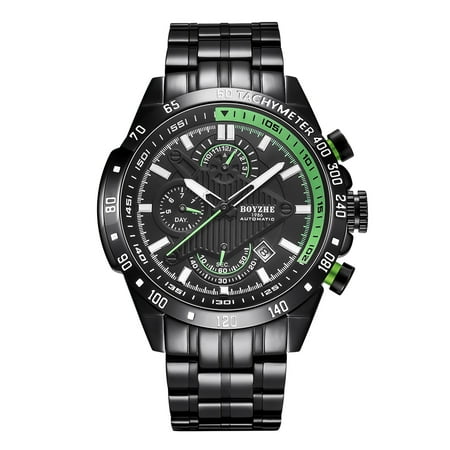 Boyzhe Wl010 G Watch Brand Luminous Waterproof Business Full Automatic Mechanical Men Stainless Steel Wrist Watch With Gift Box Walmart