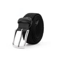 thumbnail image 2 of Cinturón trenzado Qarigey para Mujeres Hombres negro 120 cm, 2 of 6