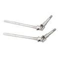 thumbnail image 3 of 2PCS RC Car Front Axle Drive Shaft Set Stainless Steel RC Front CVD Drive Shaft Upgrades Parts for FMS 1/10 Remote Control Car Silver, 3 of 6