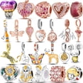 thumbnail image 2 of Encanto Rosa Caliente 925 Globo De Plata Esterlina CZ Cuentas De Lujo Ajuste Collar De Pulsera Original Para Mujeres DIY Fabricación De Joyas Gao Jiahui unisex, 2 of 2