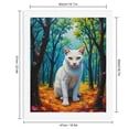 thumbnail image 2 of Paint by Numbers Kit for Adults, White Cat Enchanted Forest Blossoms Paint by Numbers, Easy Paint by Numbers Kit for Adults Beginner, DIY Adult Paint by Number Kits on Canvas, Home Decor, 2 of 7