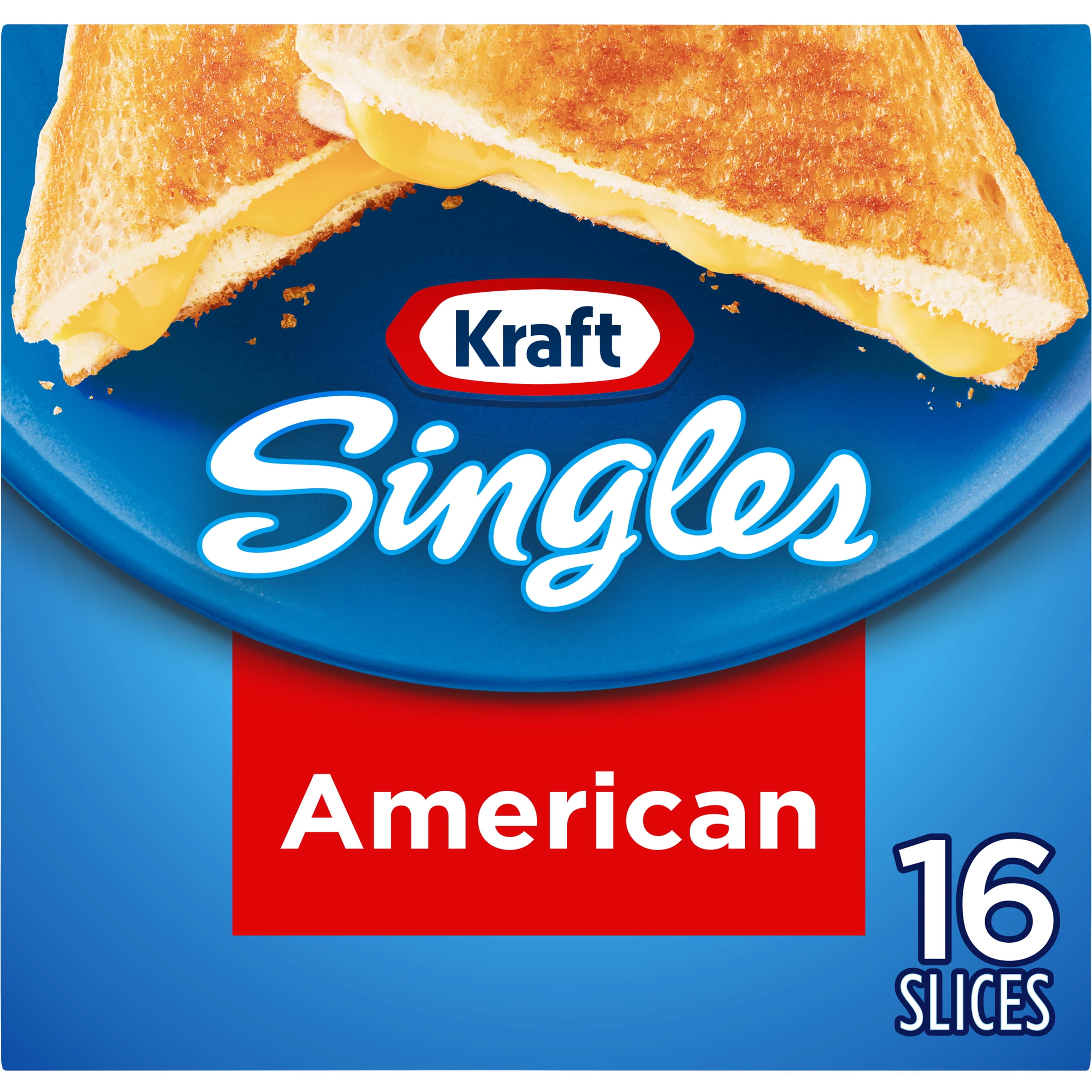 Kraft Singles American Cheese Slices, 16 Ct Pk