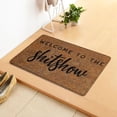 thumbnail image 2 of Indoor Doormat Front Door Mat Non Slip Backing, Super Absorbent Mud and Snow, Machine Washable Outdoor Rug (24" x 16" Sweet Home), 2 of 5